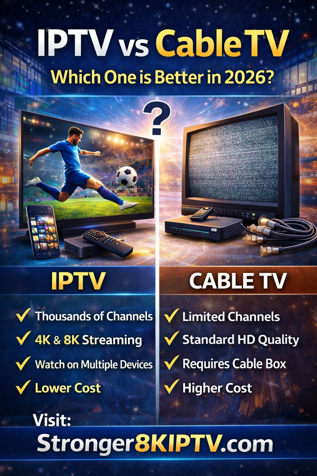 IPTV vs Cable TV – Which One is Better in 2026?