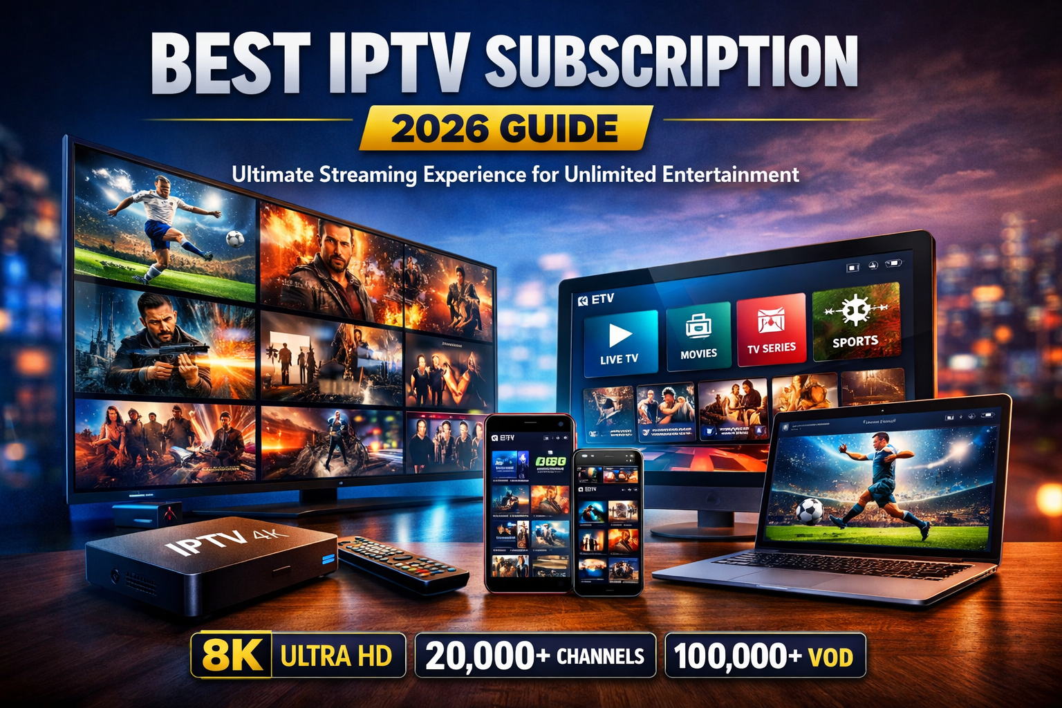 Best IPTV Subscription (2026 Guide): The Ultimate Streaming Experience for Unlimited Entertainment